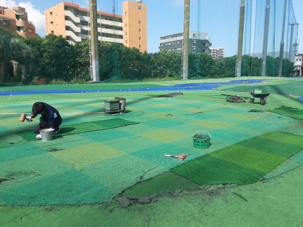 目標グリーン補修工事