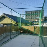 防球ネット設置工事