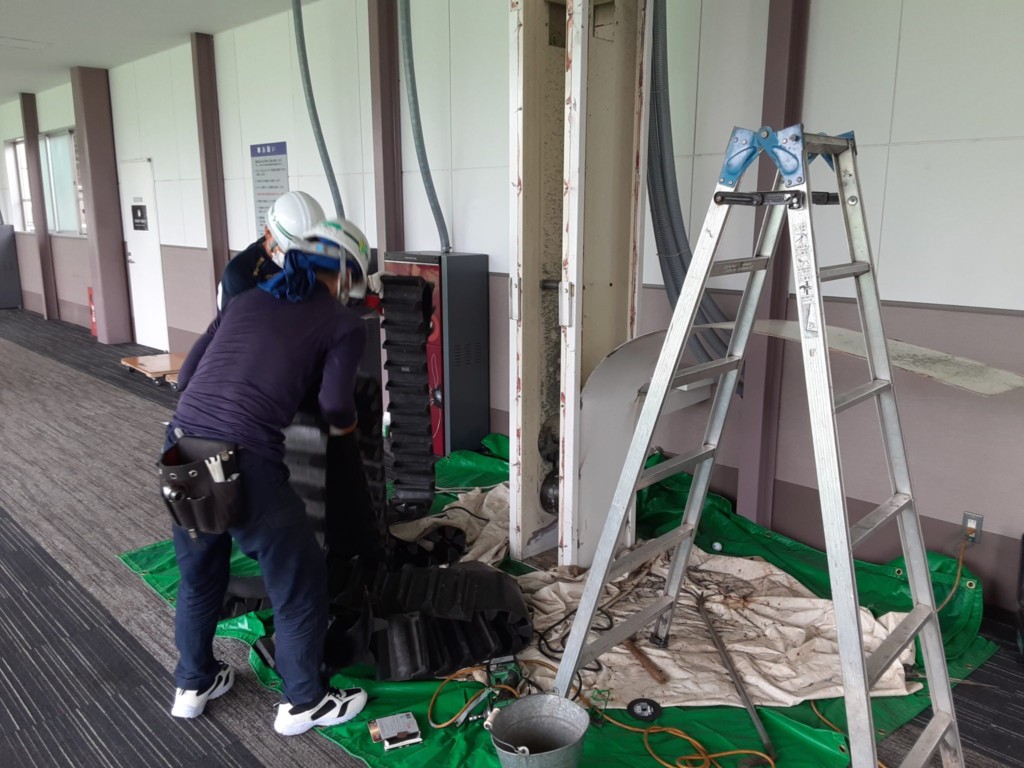 縦コンベア交換工事