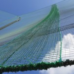 グラウンド防球ネット補修工事