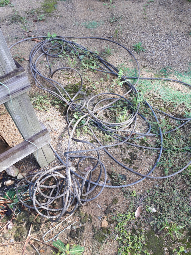 巻ワイヤー交換工事