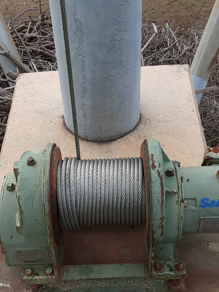 巻ワイヤー交換工事