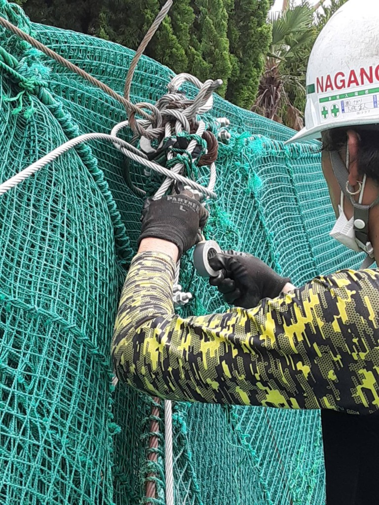 巻ワイヤー交換工事