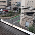 落下防止ネット設置工事