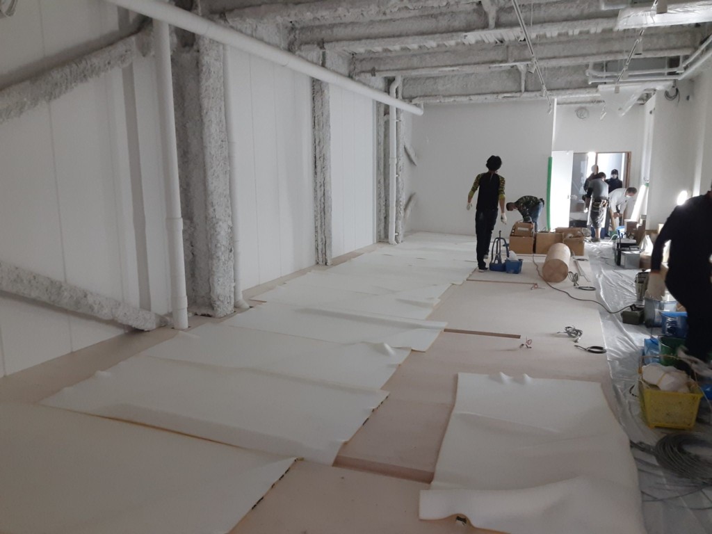 インドアゴルフ練習場新設工事