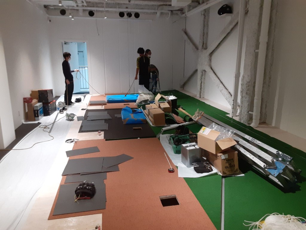 インドアゴルフ練習場新設工事