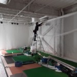 インドアゴルフ練習場新設工事