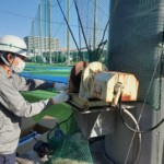 電動ウインチ交換工事