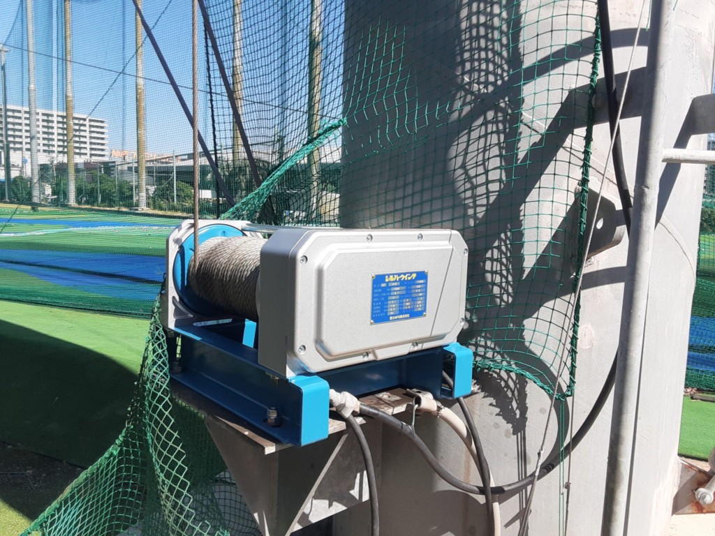 電動ウインチ交換工事