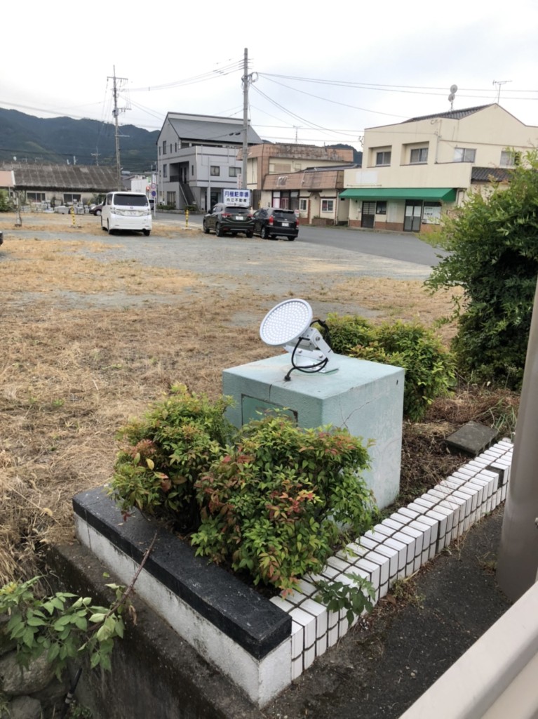 LED投光器交換工事