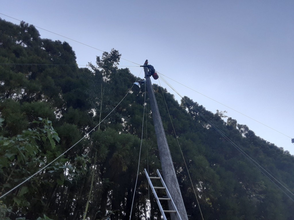 巻ワイヤー交換工事