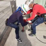 防球ネット設置工事