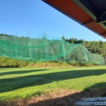 打席手前防球ネット設置工事