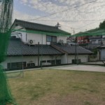 防球ネット設置工事