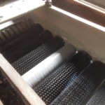 ボール洗浄機ブラシ交換工事