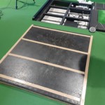 人工芝貼替工事