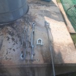 ガイドワイヤー交換工事