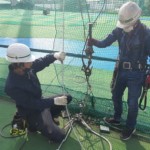 ガイドワイヤー交換工事