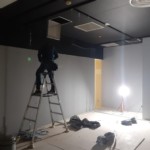 インドアゴルフネット設置工事