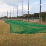 練習場ネット張替工事