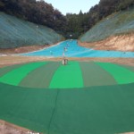 目標グリーン人工芝貼り工事