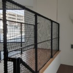 落下防止ネット設置工事