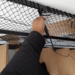 落下防止ネット設置工事