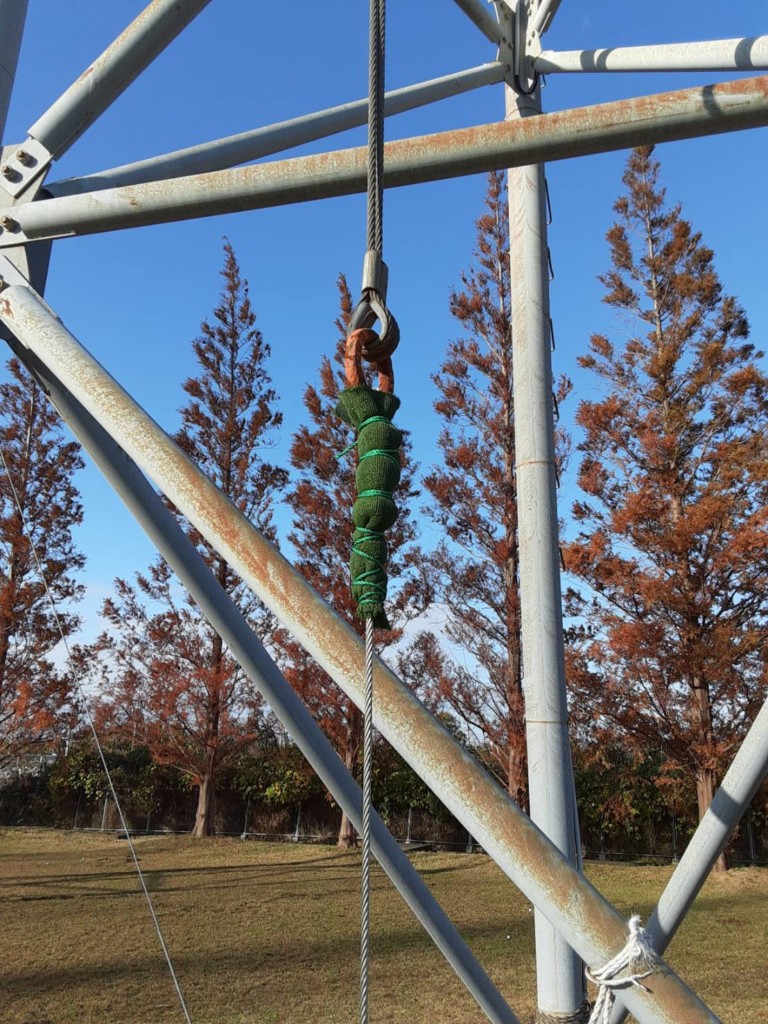 ワイヤー交換工事