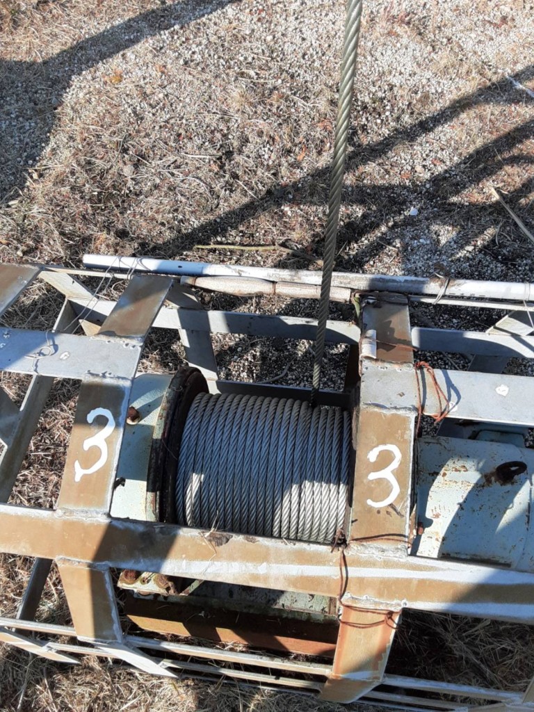 ワイヤー交換工事