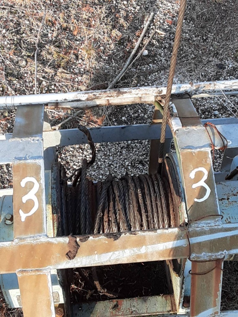 ワイヤー交換工事