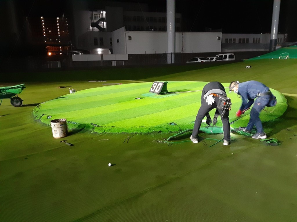 目標グリーン補修工事