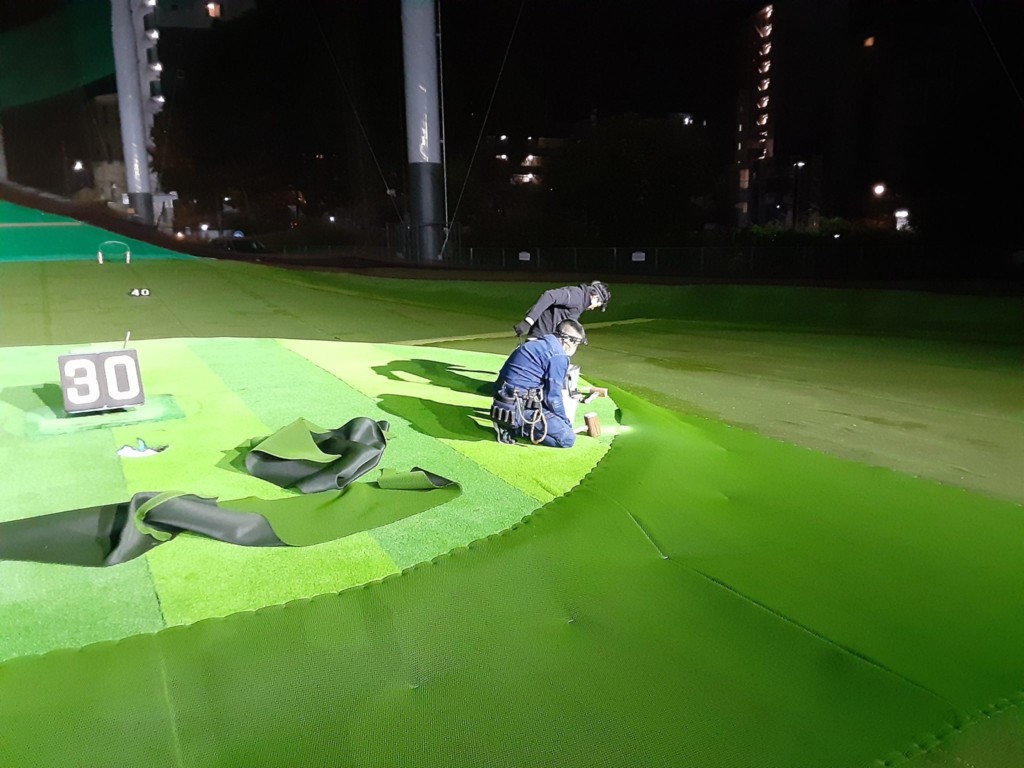 目標グリーン補修工事