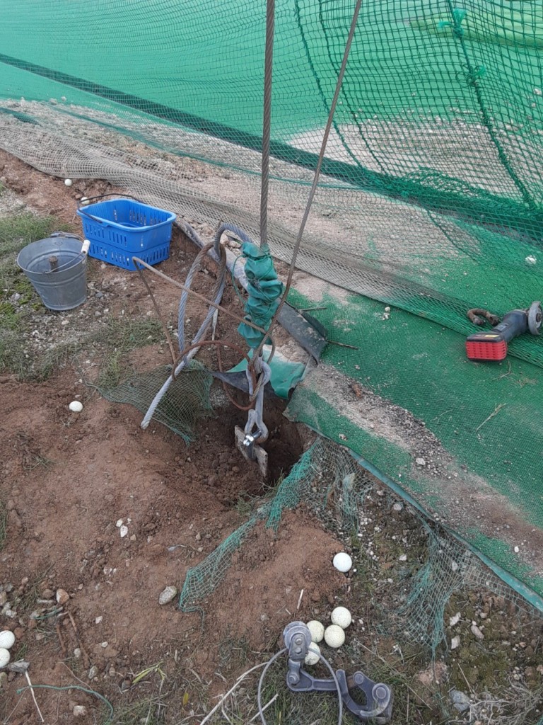 アンカー復旧工事