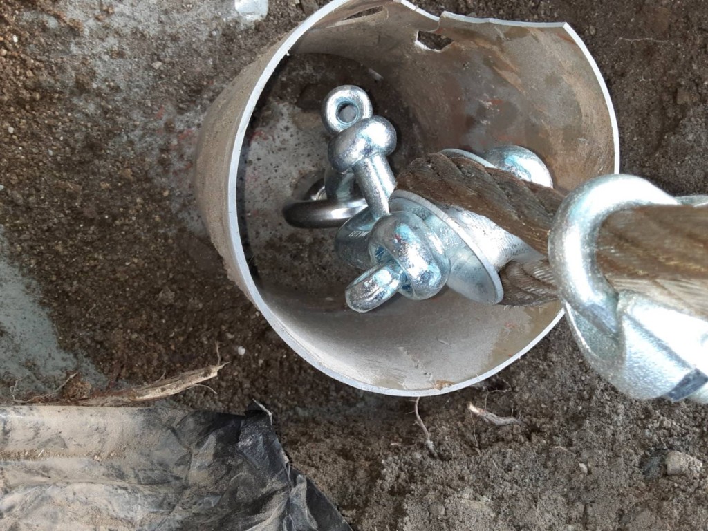 アンカー復旧工事