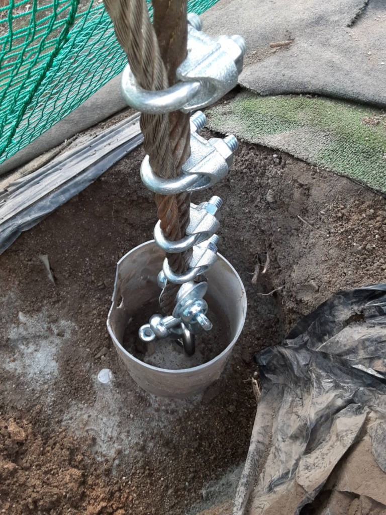 アンカー復旧工事