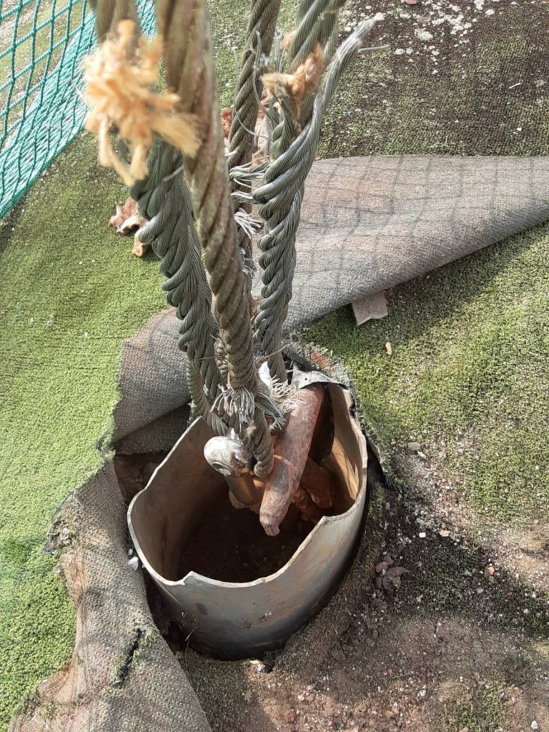 アンカー復旧工事