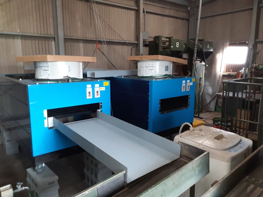 ボール洗浄機交換工事