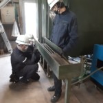 ボール洗浄機交換工事