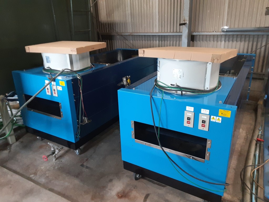 ボール洗浄機交換工事