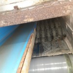 ボール洗浄機ブラシ交換工事