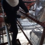 天井裏落下防止ネット設置工事