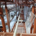 天井裏落下防止ネット設置工事