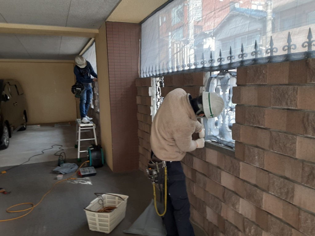 防砂ネット設置工事