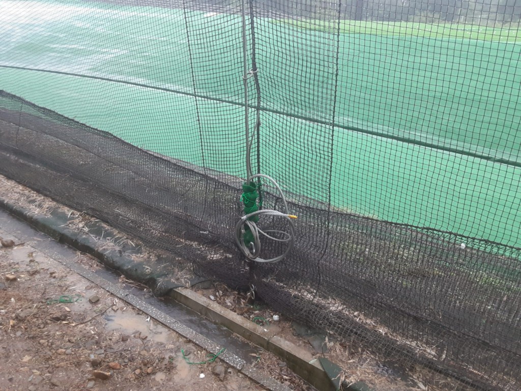 ガイドワイヤー交換工事