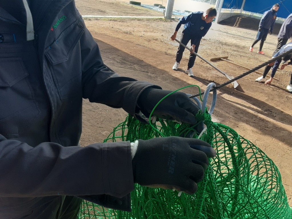 カーテンネット設置工事