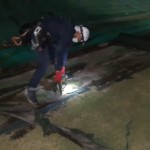 人工芝貼り工事