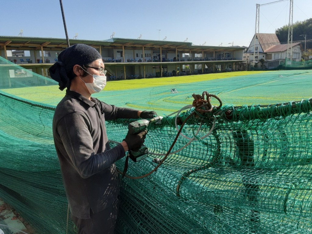 巻ワイヤー交換工事