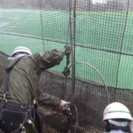 ガイドワイヤー交換工事