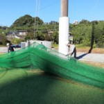 防球ネット張替工事