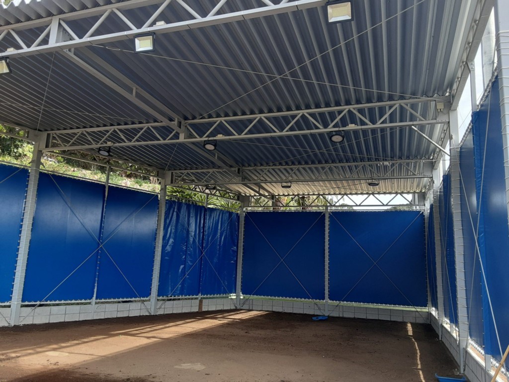 カーテンネット設置工事